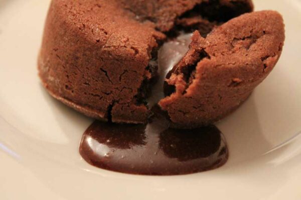 coeur coulant au chocolat