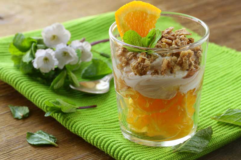 trifle à l'orange