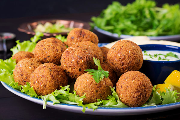 falafels-houmous